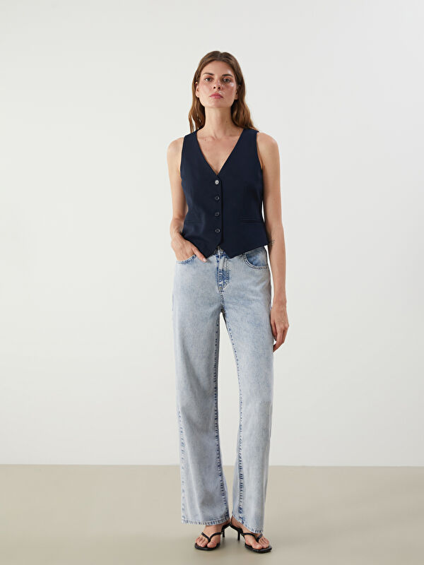 LCW Jeans Wideleg Kadın Jean Pantolon