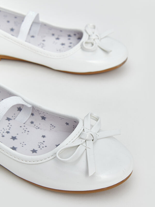 Lcw Steps Beyaz Lcw Steps Fiyonk Detaylı Kız Çocuk Babet