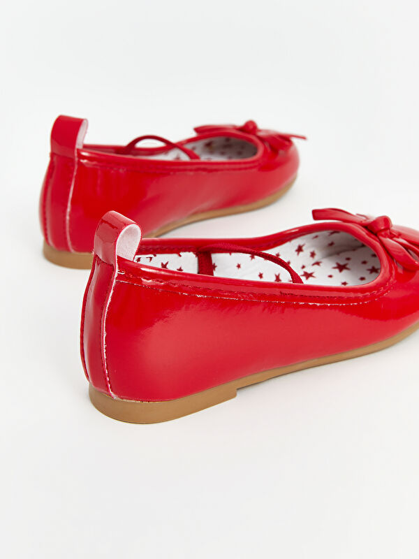 Lcw Steps Kırmızı Lcw Steps Fiyonk Detaylı Kız Bebek Babet