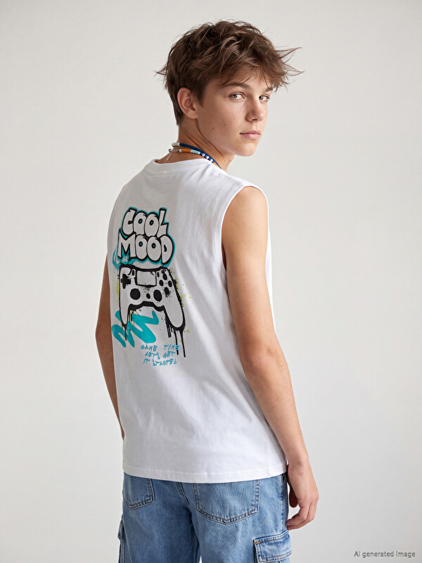 LCW Kids Crew Neck Boys' Tank Top