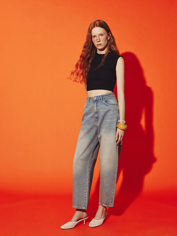 XSIDE Balloon Fit Kadın Jean Pantolon