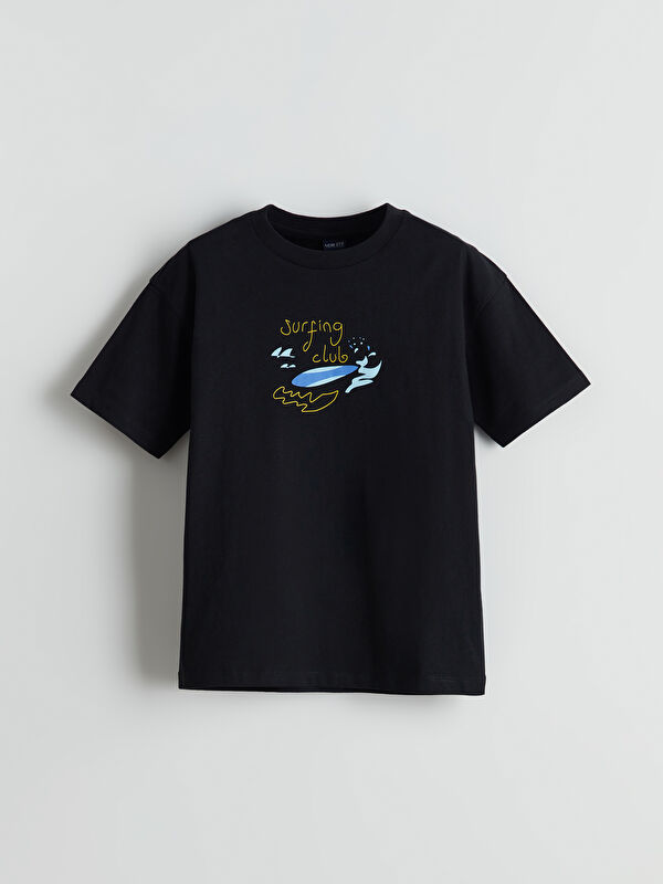 LCW Kids Bisiklet Yaka Erkek Çocuk Tişört