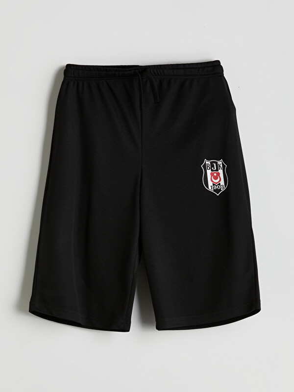 LCW Kids Erkek Çocuk Beşiktaş Baskılı Şort
