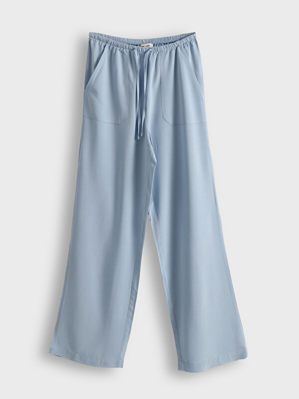 LCWAIKIKI Classic Elasticated Waist Poplin Women's Trousers