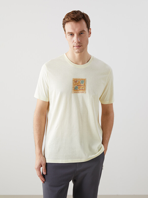 LCW ECO Crew Neck Printed Men's T-Shirt