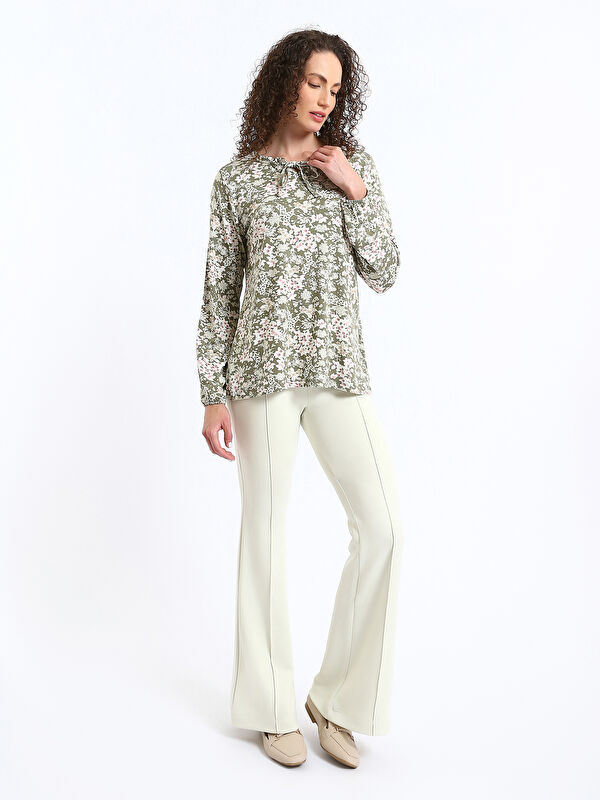 LCWAIKIKI Classic Elastic Waist Spanish Leg Women's Leggings Trousers
