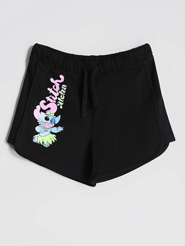 LCW Kids Stitch Printed Girls' Shorts