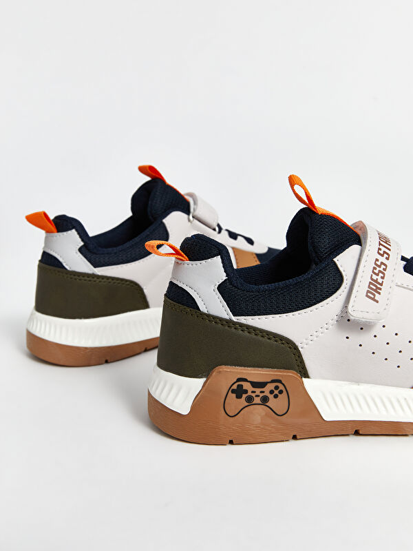 Renk Bloklu Erkek Çocuk Spor Ayakkabı - Görsel 6