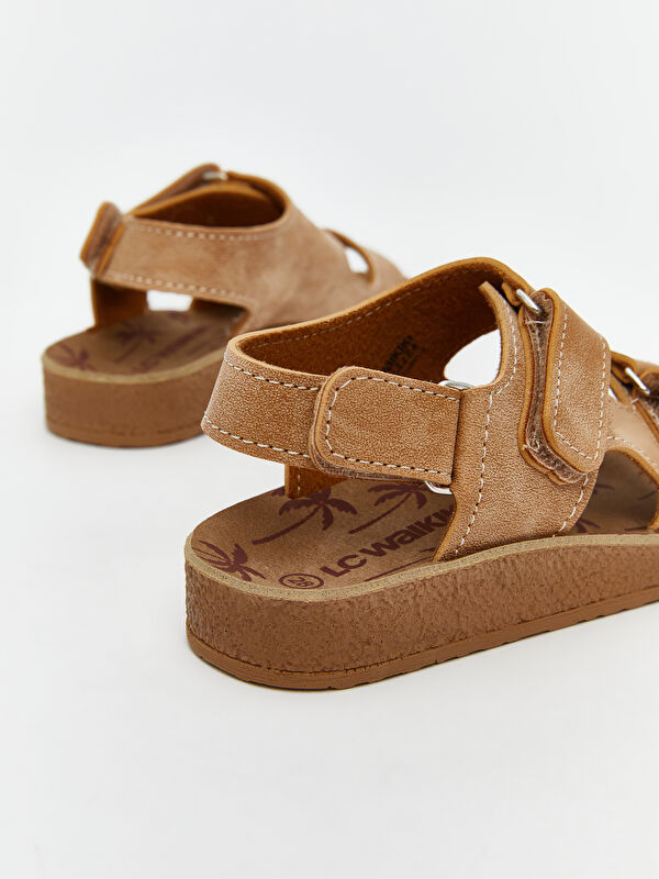 Deri Görünümlü Erkek Çocuk Sandalet - Görsel 6