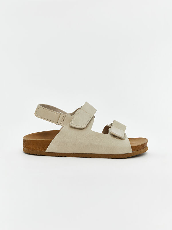 Lcw Steps Bej Lcw Steps Süet Görünümlü Erkek Çocuk Sandalet
