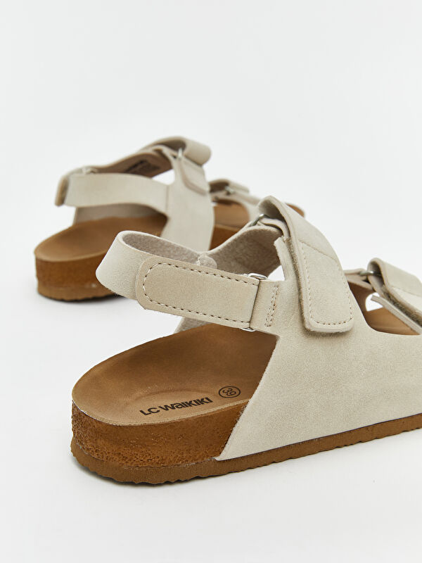 Lcw Steps Bej Lcw Steps Süet Görünümlü Erkek Çocuk Sandalet