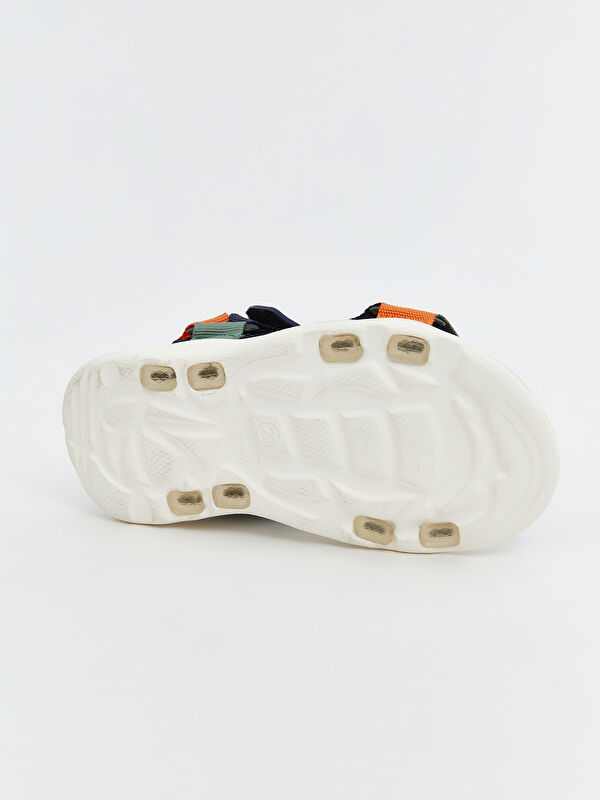 Renk Bloklu Erkek Çocuk Sandalet - Görsel 5