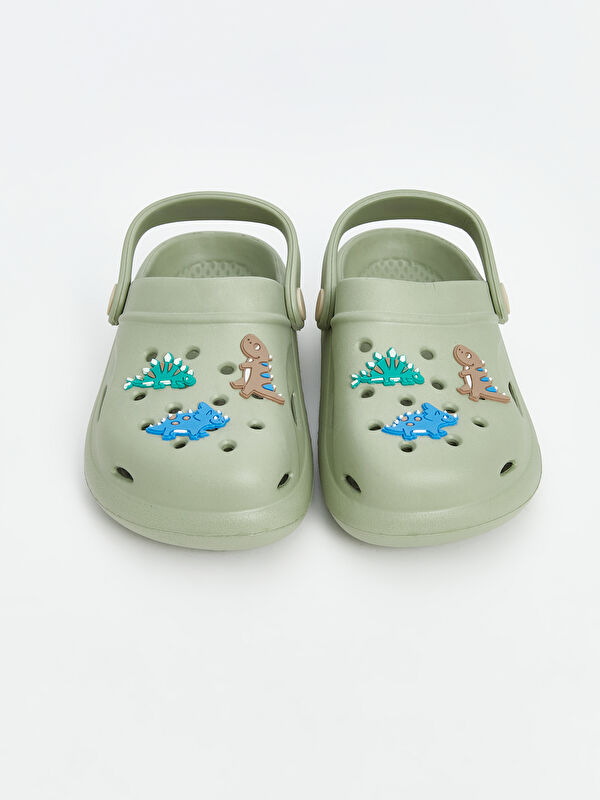 Lcw Steps Haki Lcw Steps Baskili Erkek Çocuk Plaj Sandaleti