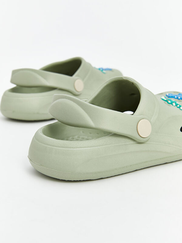 Lcw Steps Haki Lcw Steps Baskili Erkek Çocuk Plaj Sandaleti