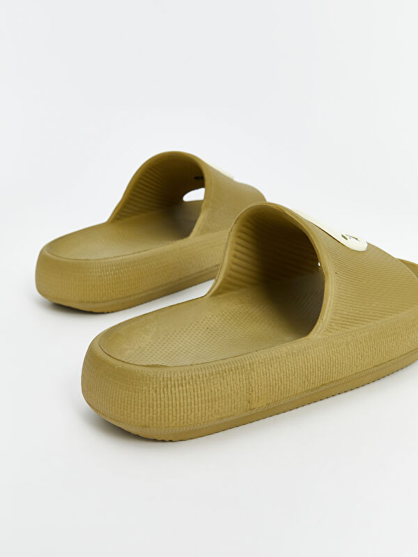 Lcw Steps Bej Lcw Steps Çiçek Baskılı Kadın Terlik