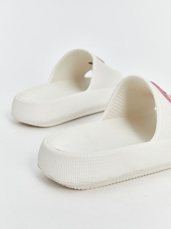 Lcw Steps Bej Lcw Steps Çiçek Baskılı Kadın Terlik