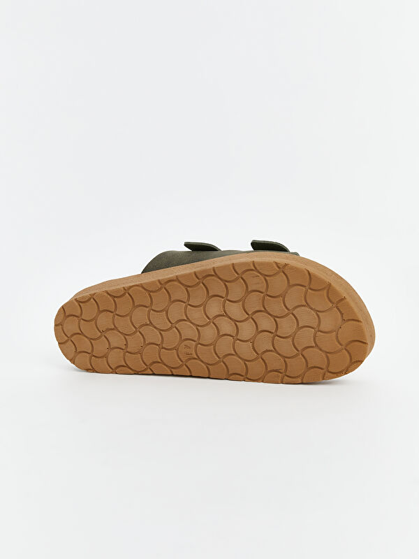 Lcw Steps Kahverengi Lcw Steps Çift Bantlı Erkek Terlik