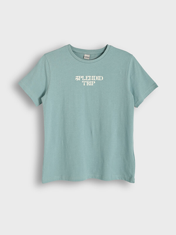 LCW Kids Crew Neck Printed Boys' T-Shirt