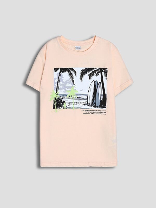 LCW Kids Crew Neck Boys' T-Shirt