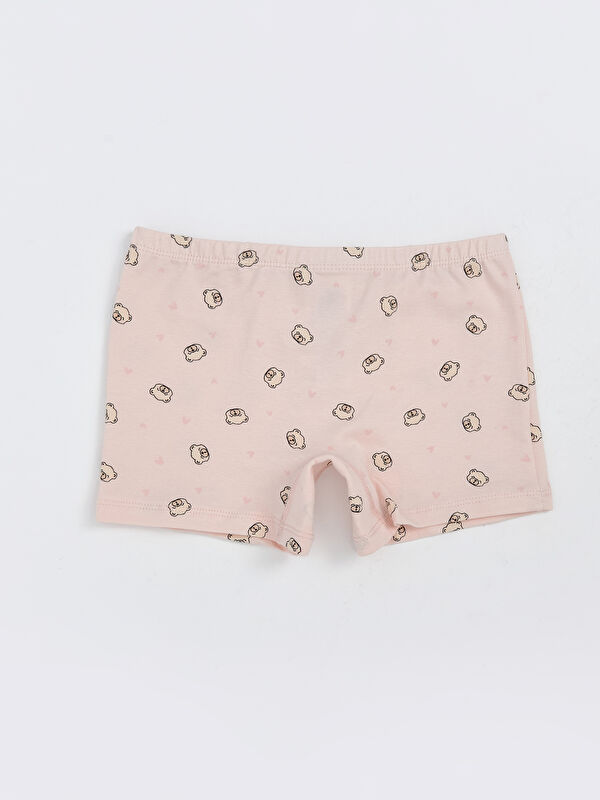LCW Kids Beli Lastikli Kız Çocuk Boxer