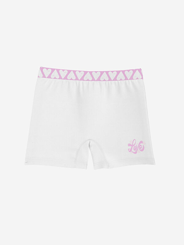 LCW Kids Baskılı Kız Çocuk Boxer