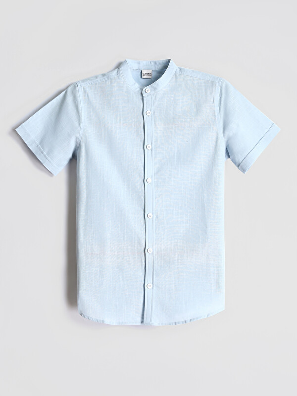 LCW Kids Basic Short Sleeve Boys' Shirt