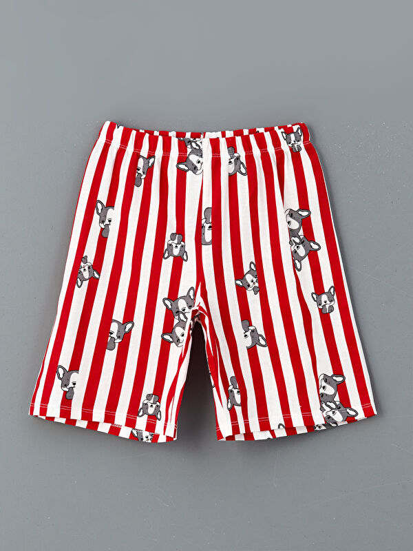 LCW Kids Beli Lastikli Kız Çocuk Pijama Şort