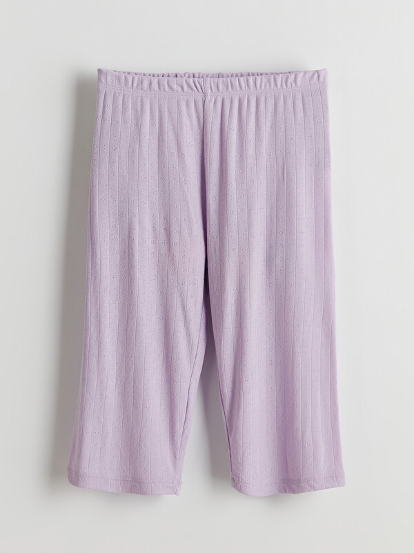 LCW Kids Beli Lastikli Kız Çocuk Kapri Pijama Alt