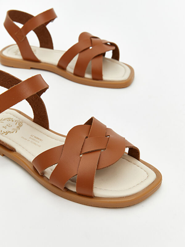 Cırt Cırtlı Kız Çocuk Sandalet - Görsel 4