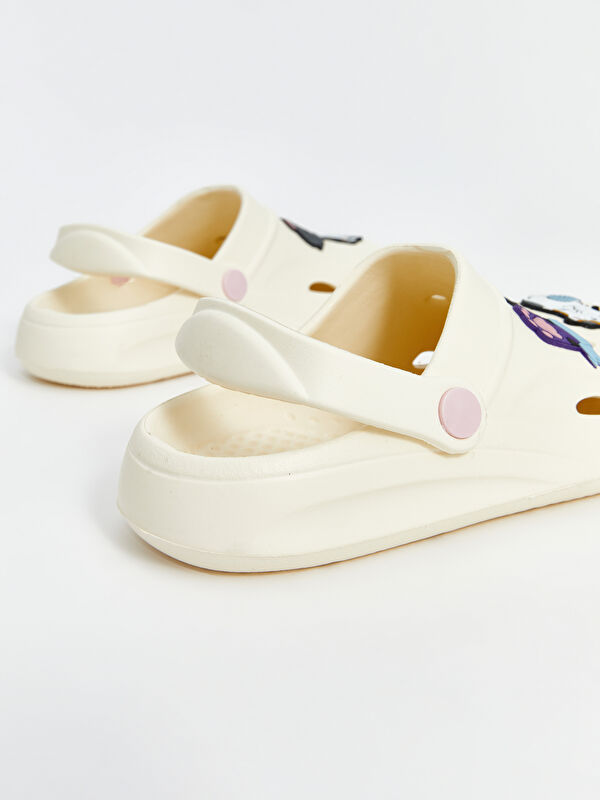 Lcw Steps Bej Lcw Steps Baskili Kız Çocuk Plaj Sandaleti