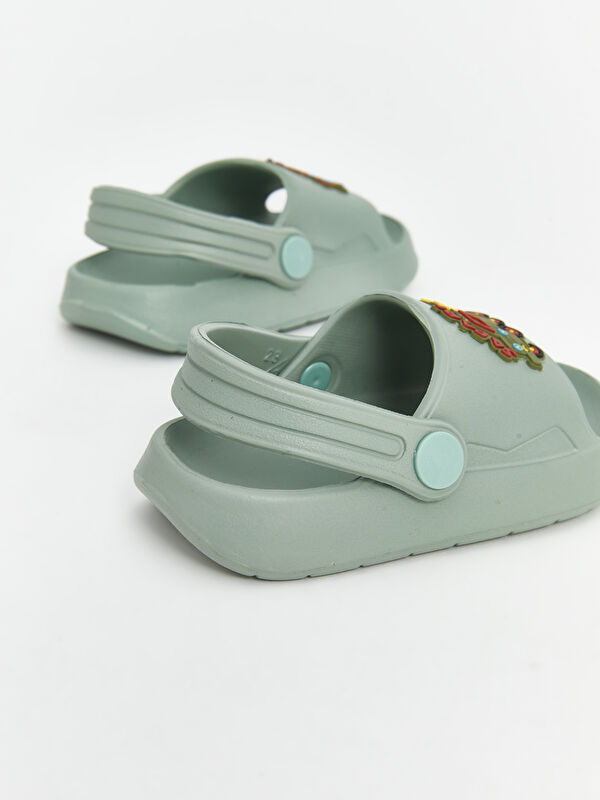 Lcw Steps Turkuaz Lcw Steps Baskili Erkek Bebek Sandalet