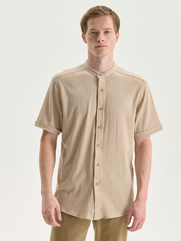 LCW Vision Regular Fit Short Sleeve Men's Shirt