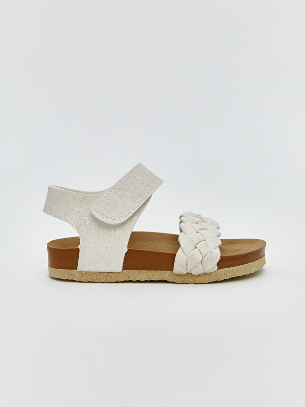 Cırt Cırtlı Kız Bebek Sandalet - Görsel 3