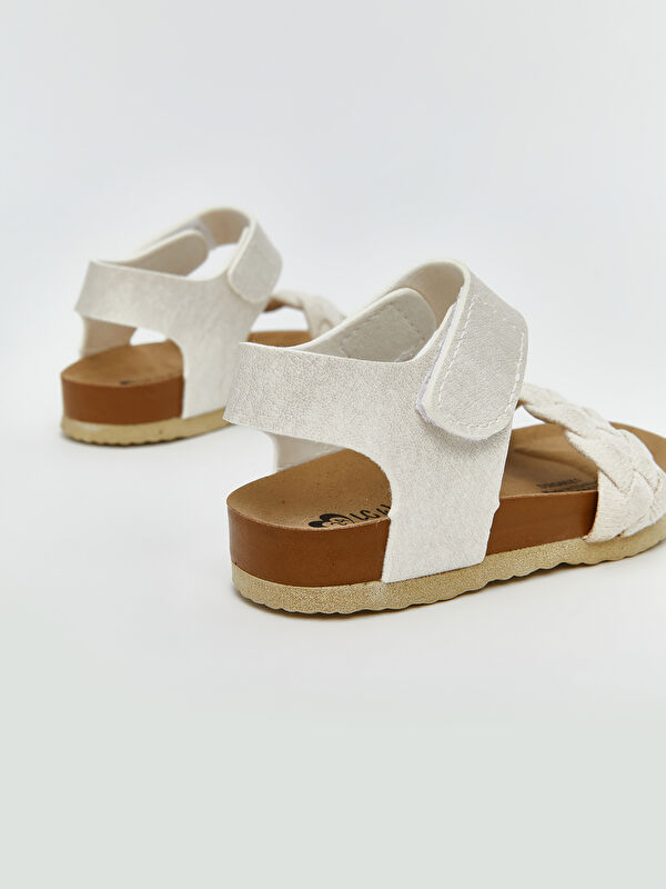 Cırt Cırtlı Kız Bebek Sandalet - Görsel 6