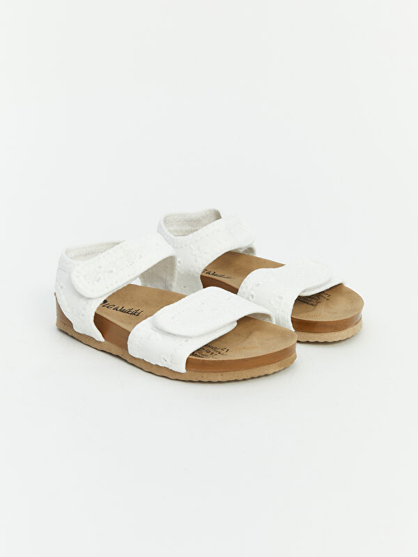Lcw Steps Beyaz Lcw Steps Cirt Cırtlı Kız Bebek Sandalet