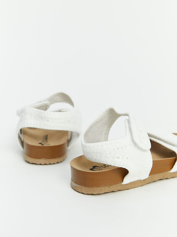Lcw Steps Beyaz Lcw Steps Cirt Cırtlı Kız Bebek Sandalet