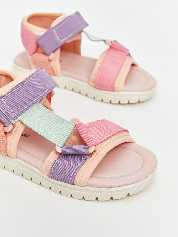 Lcw Steps Karışık Lcw Steps Cirt Cırtlı Kız Bebek Sandalet