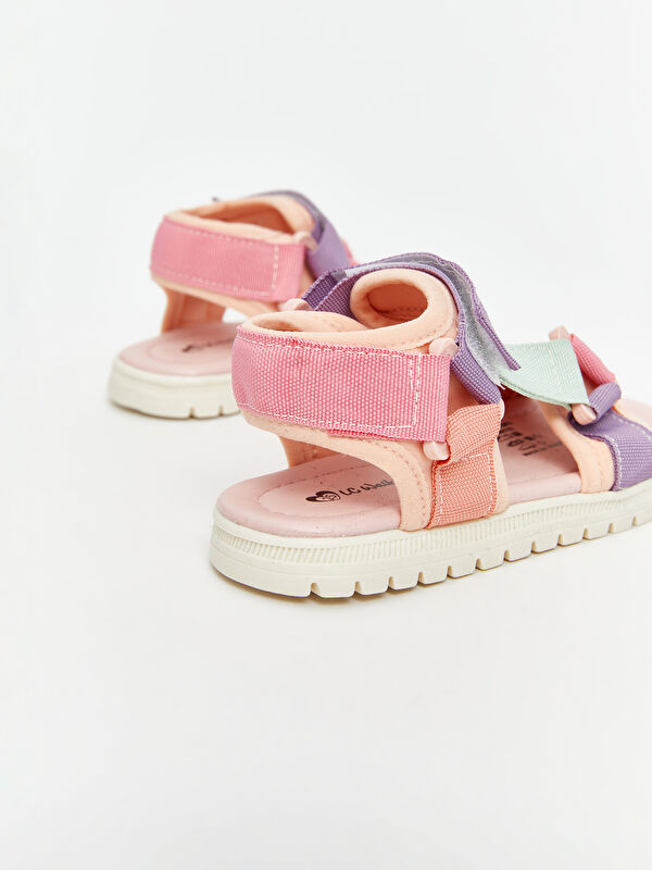 Lcw Steps Karışık Lcw Steps Cirt Cırtlı Kız Bebek Sandalet