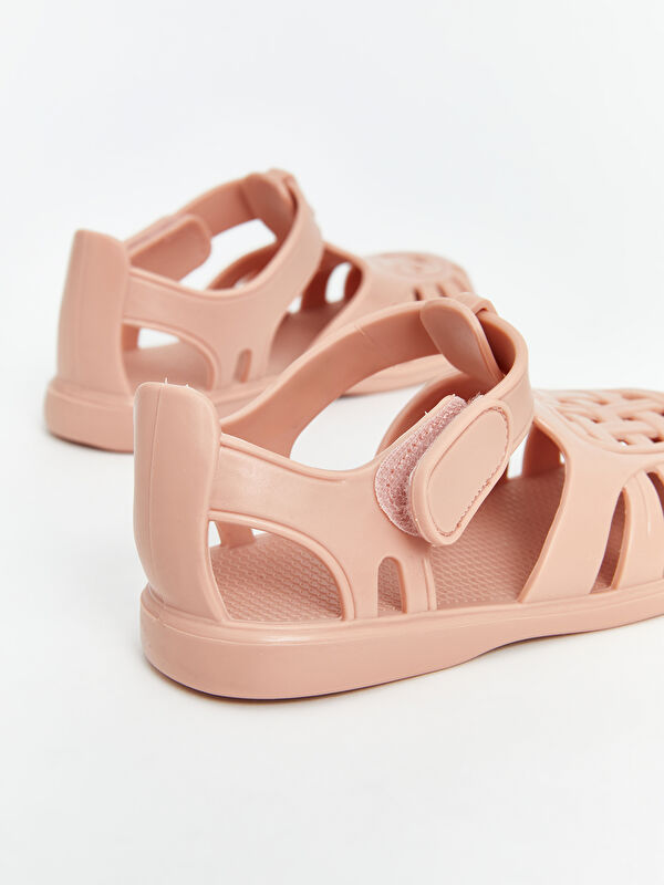 Cırt Cırtlı Kız Bebek Plaj Sandaleti - Görsel 6