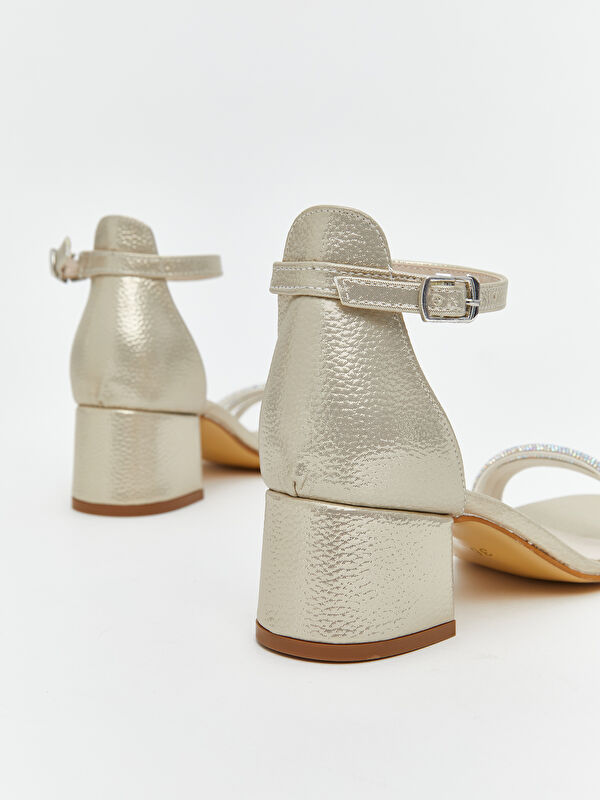 Taş Detaylı Topuklu Kız Çocuk Ayakkabı - Görsel 11