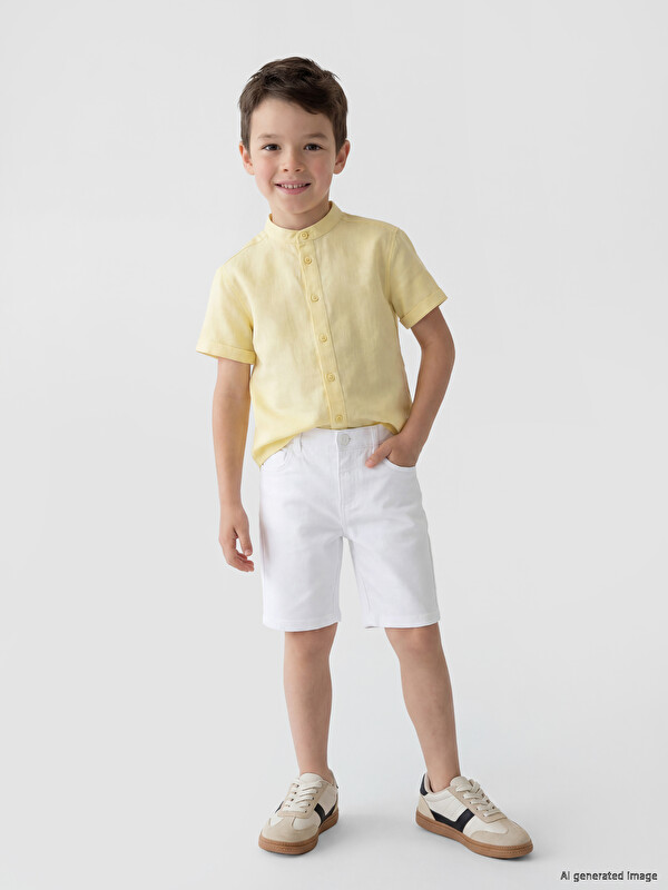 LCW Kids Elastic Waist Basic Boys' Shorts