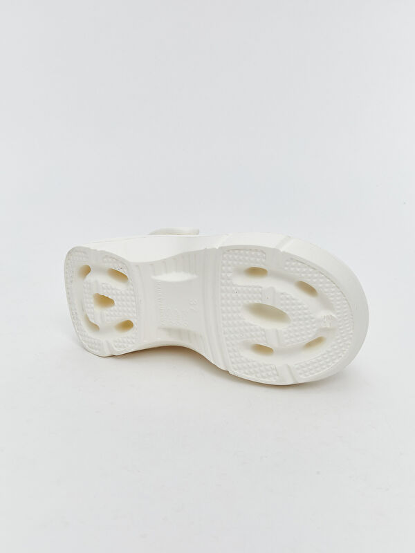 Lcw Steps Ekru Lcw Steps Baskili Kadın Plaj Sandaleti