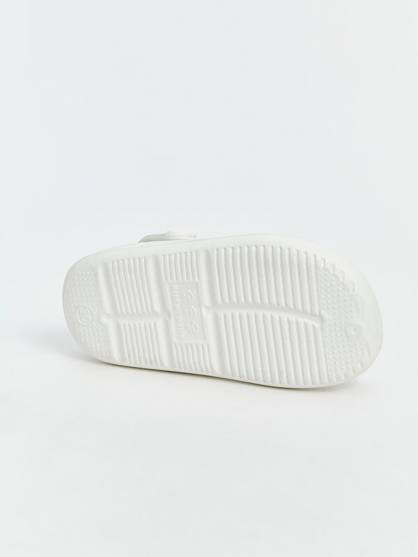 Lcw Steps Beyaz Lcw Steps Baskili Kız Çocuk Plaj Sandaleti