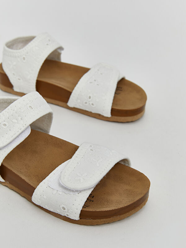 Cırt Cırtlı Kız Çocuk Sandalet - Görsel 4