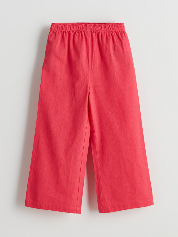 LCW Kids Wide Leg Fit Kız Çocuk Pantolon