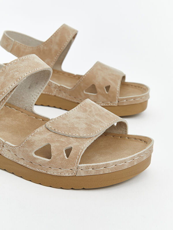 Cırt Cırtlı Kadın Sandalet - Görsel 4