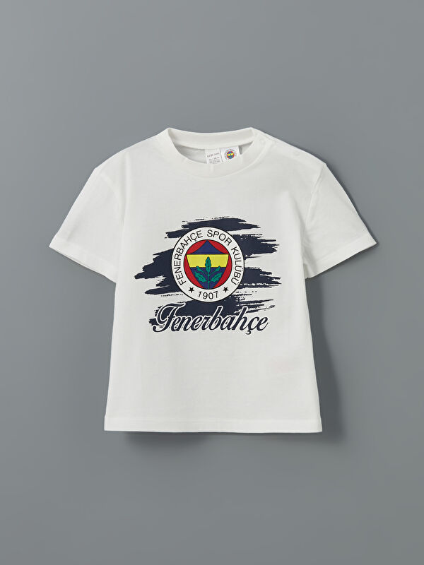 LCW baby Fenerbahçe Baskılı Erkek Bebek Tişört