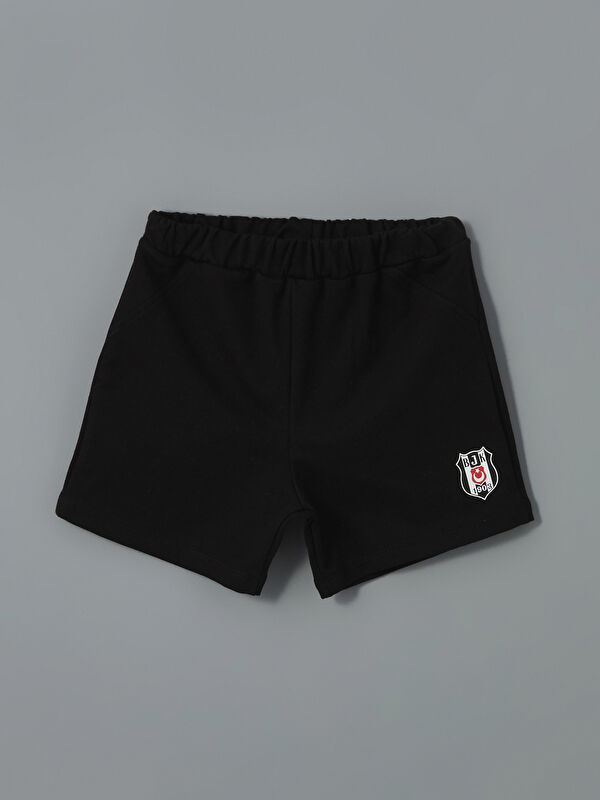 LCW baby Beşiktaş Lisanslı Erkek Bebek Şort