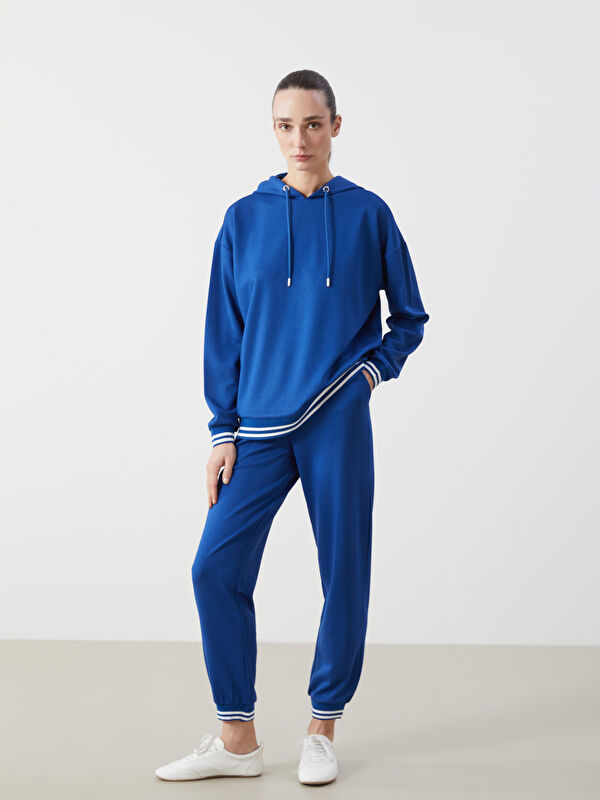 LCWAIKIKI Classic Beli Lastikli Kadın Jogger Eşofman Altı