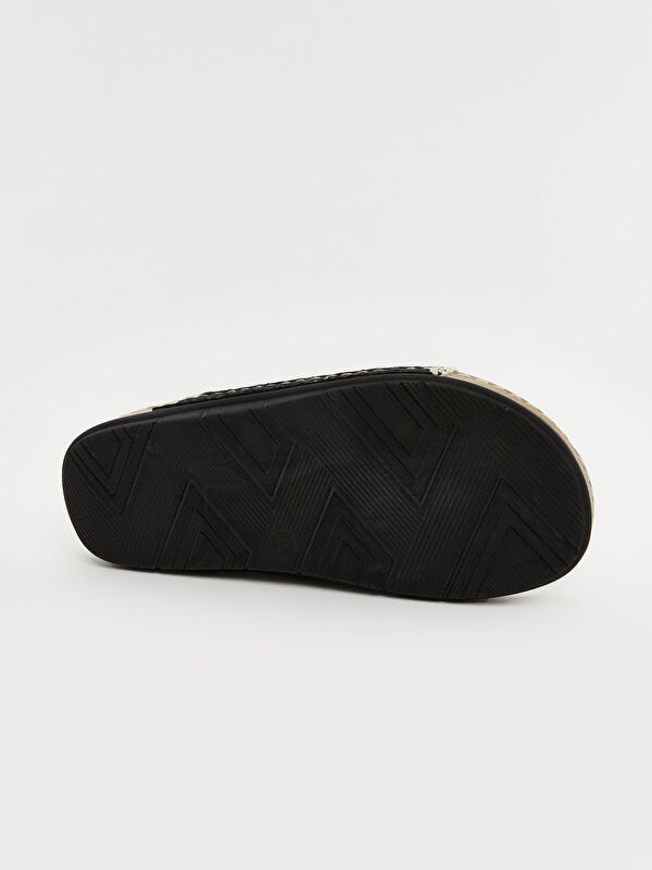 Cırt Cırtlı Çift Bantlı Kadın Terlik - Görsel 5